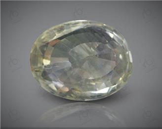 Yellow Sapphire Unheated & Untreated Natural Certified d3.14 carats - DIN 89130